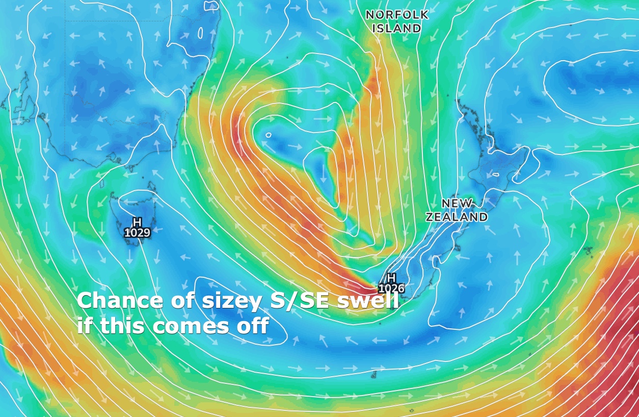 Small trade swells keep things ticking over with some S swell on the ...